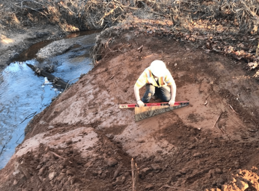 Creek Bank Erosion Control Reynolds Contracting Virginia